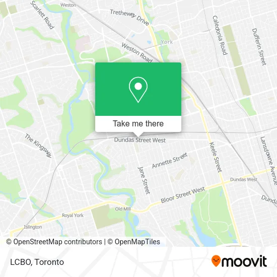 LCBO map