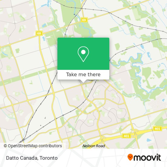 Datto Canada map