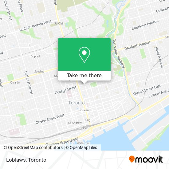 Loblaws map