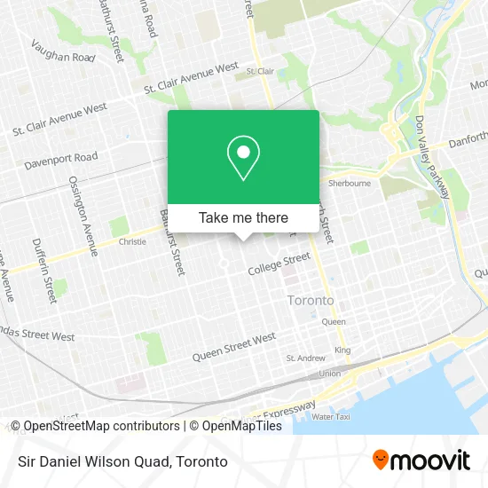 Sir Daniel Wilson Quad map