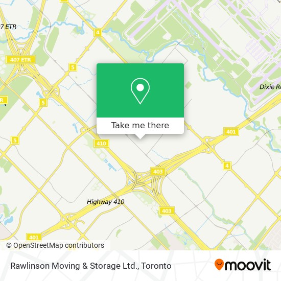 Rawlinson Moving & Storage Ltd. map