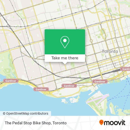The Pedal Stop Bike Shop map