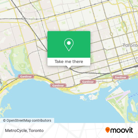 MetroCycle map