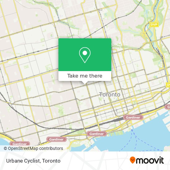 Urbane Cyclist map