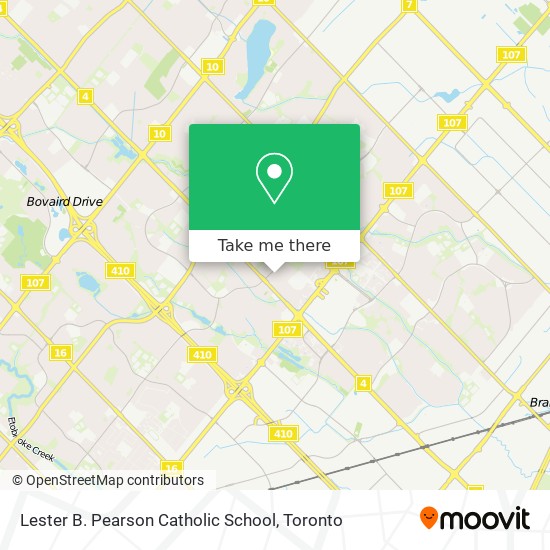 Lester B. Pearson Catholic School plan