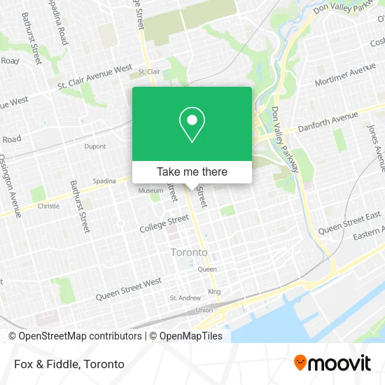Fox & Fiddle map