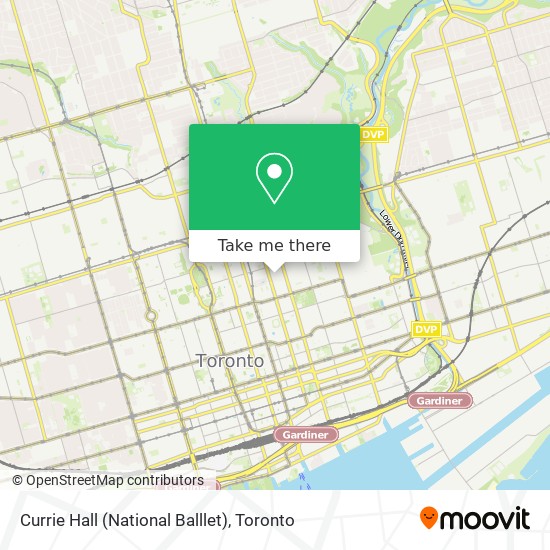 Currie Hall (National Balllet) map