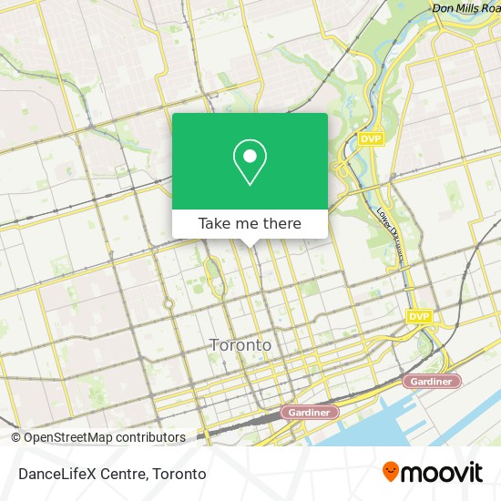 DanceLifeX Centre map