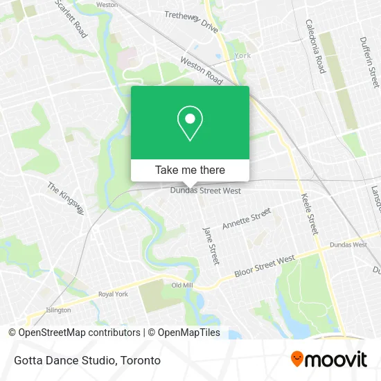 Gotta Dance Studio map