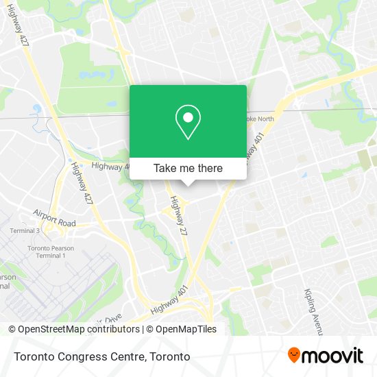 Toronto Congress Centre map