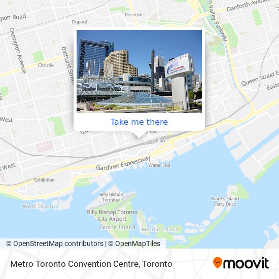 Metro Toronto Convention Centre map
