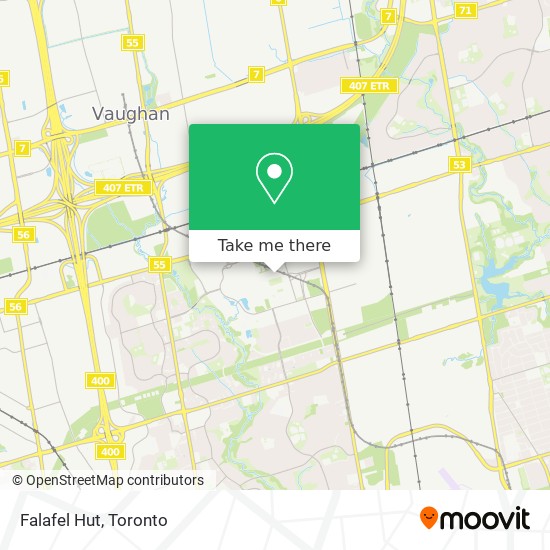 Falafel Hut map