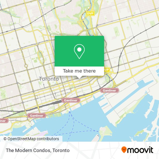 The Modern Condos map