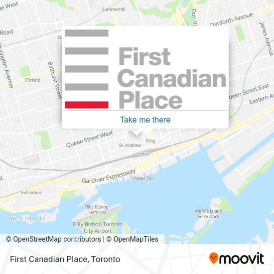 First Canadian Place map