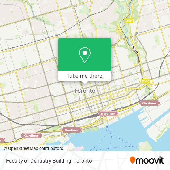Faculty of Dentistry Building map