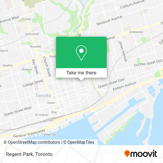 Regent Park map