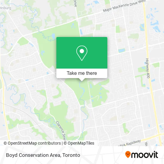 Boyd Conservation Area map