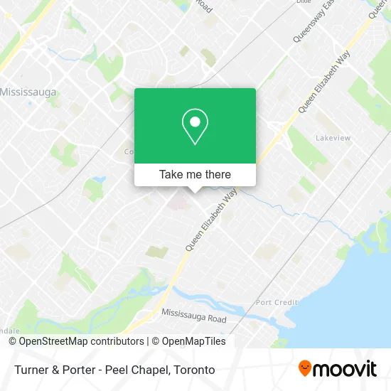 Turner & Porter - Peel Chapel map