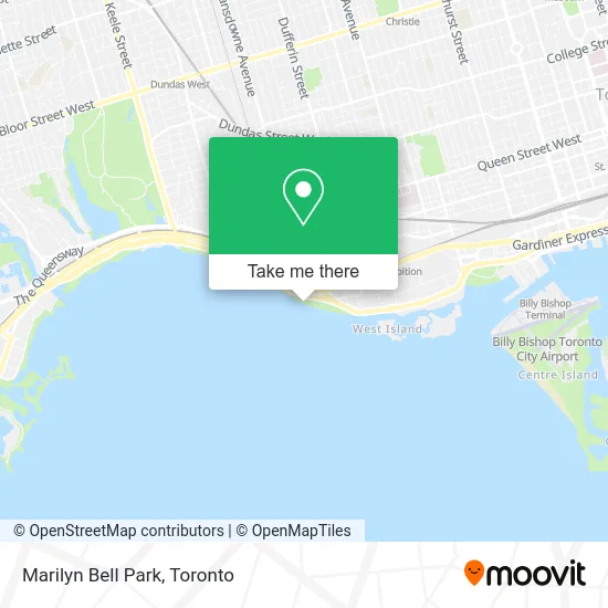 Marilyn Bell Park map