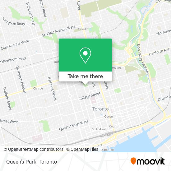 Queen's Park map