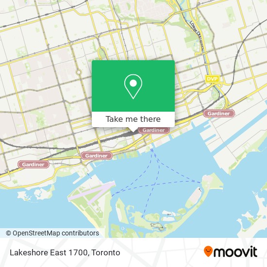 Lakeshore East 1700 map