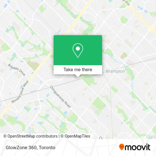 GlowZone 360 map