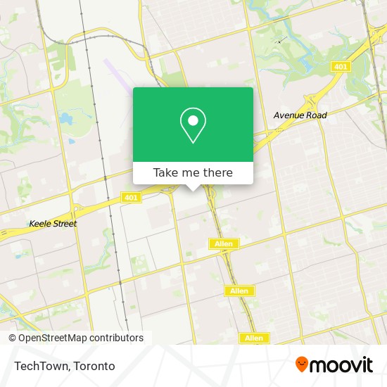 TechTown map