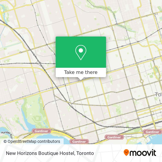 New Horizons Boutique Hostel map