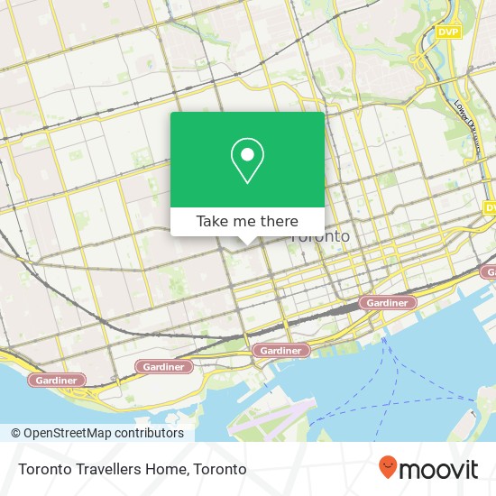Toronto Travellers Home map