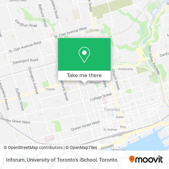 Inforum, University of Toronto's iSchool map
