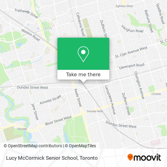 Lucy McCormick Senior School map