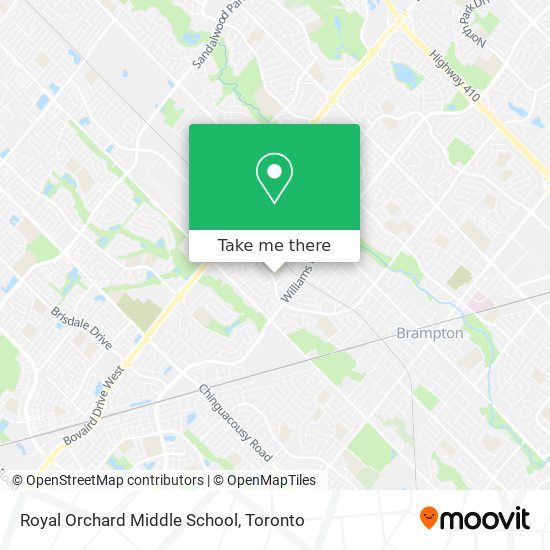 Royal Orchard Middle School map