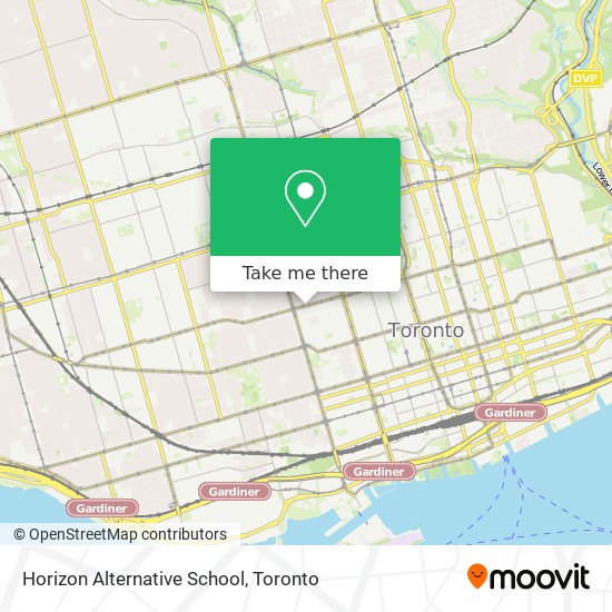 Horizon Alternative School map