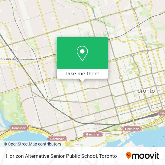Horizon Alternative Senior Public School map