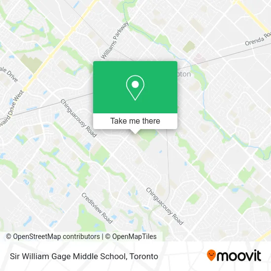 Sir William Gage Middle School map