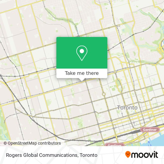 Rogers Global Communications map