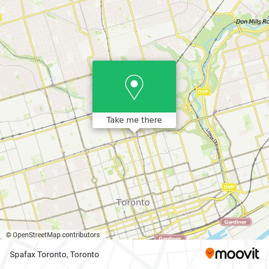 Spafax Toronto plan