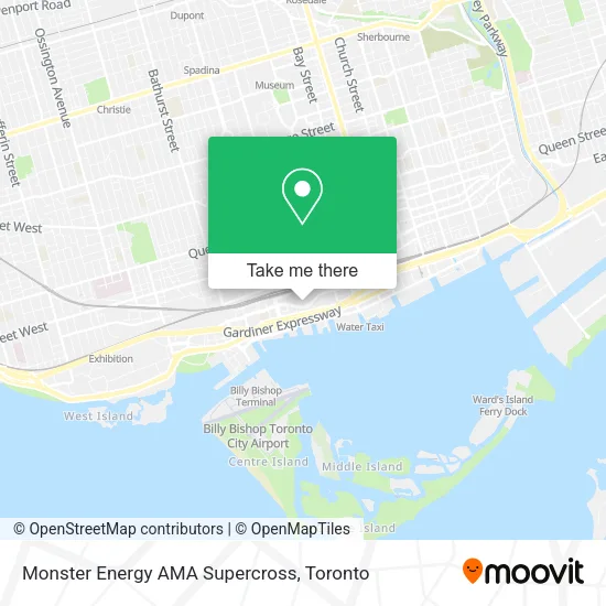 Monster Energy AMA Supercross map