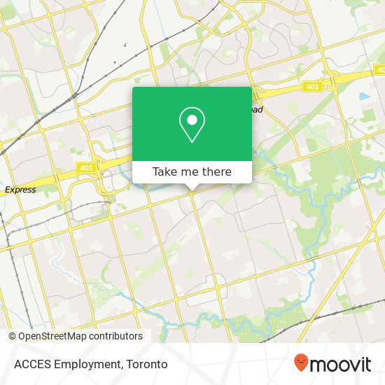 ACCES Employment map