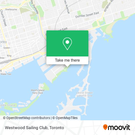Westwood Sailing Club map