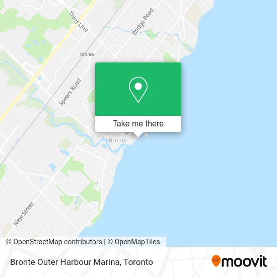 Bronte Outer Harbour Marina map