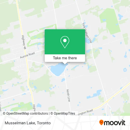 Musselman Lake map