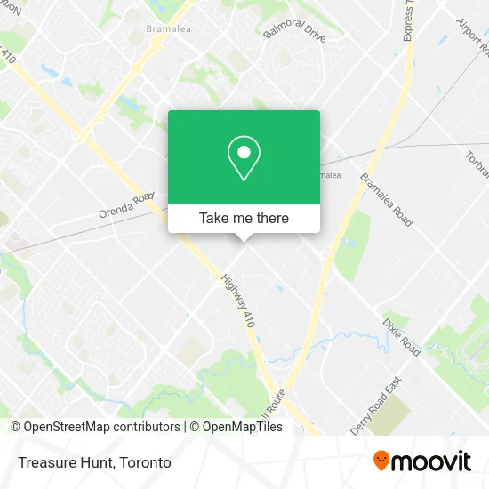 Treasure Hunt map