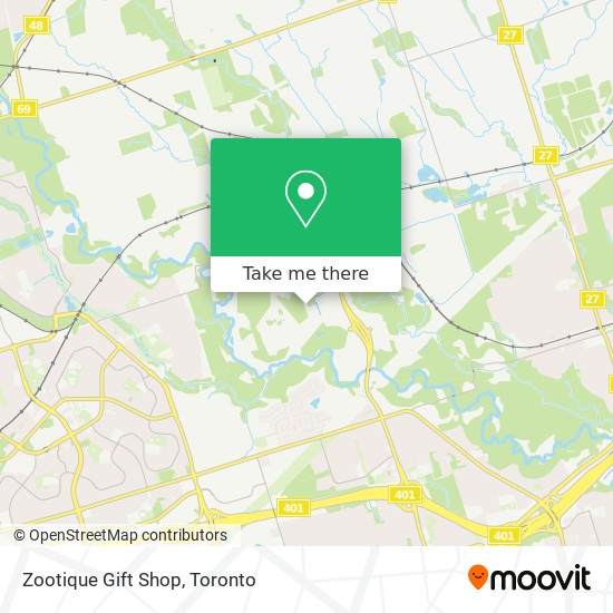 Zootique Gift Shop map