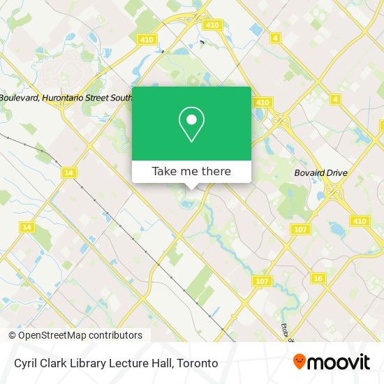 Cyril Clark Library Lecture Hall map