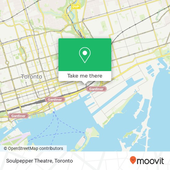 Soulpepper Theatre map
