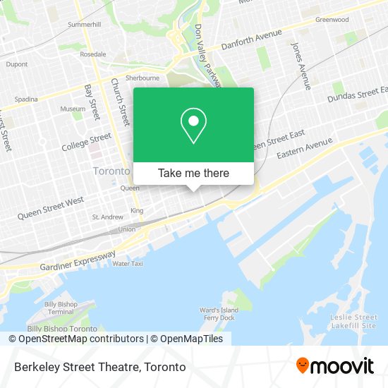 Berkeley Street Theatre map