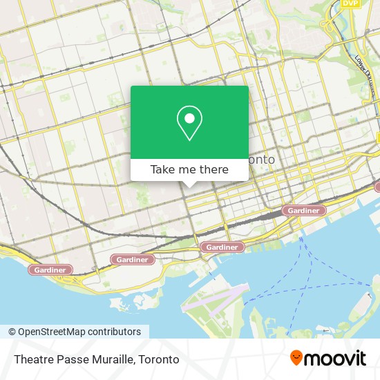 Theatre Passe Muraille map