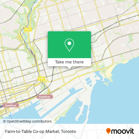 Farm-to-Table Co-op Market map