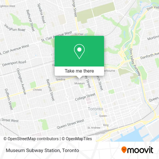 Museum Subway Station map